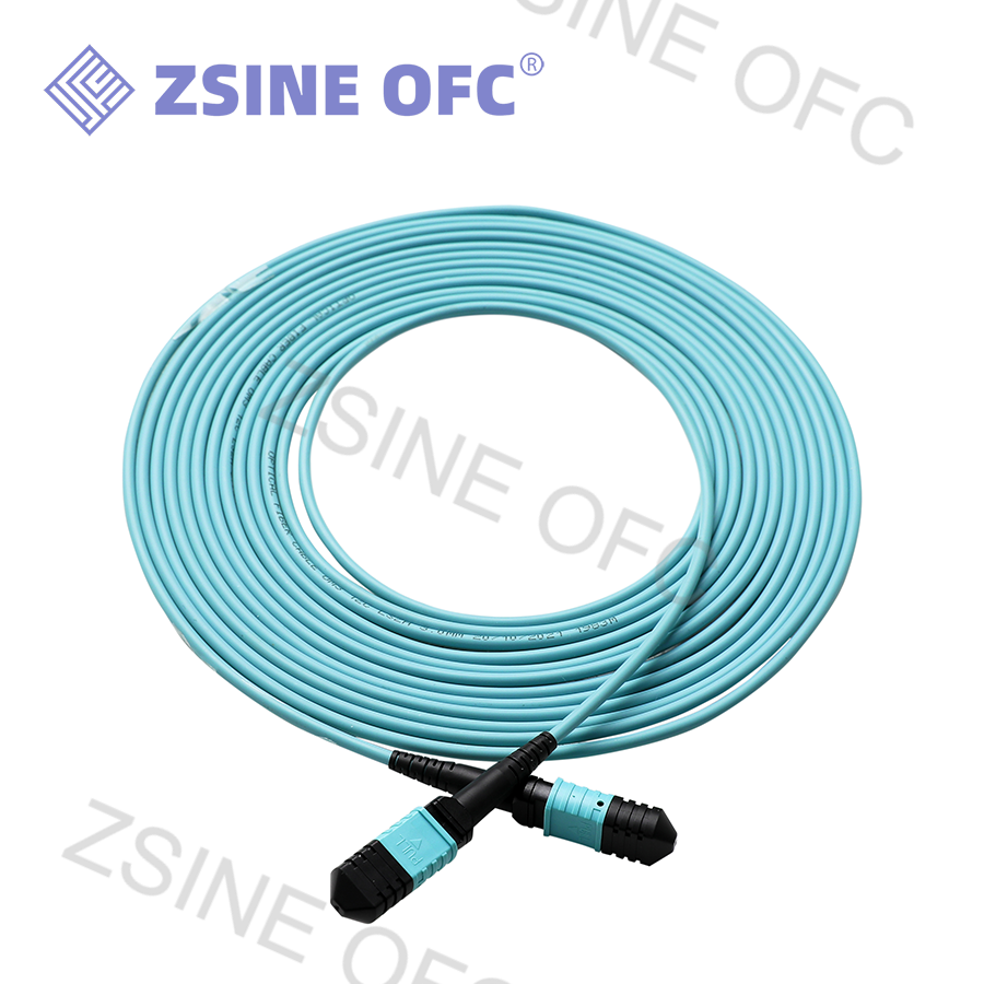 12 Cores Single Mode/Multi Mode MPO Optical Cable 3.0 mm